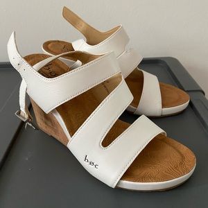 Super comfy B.O.C. White sandals.